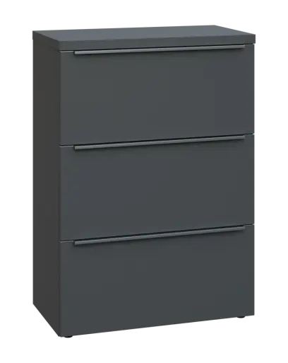 SIN 3 - 83Z kancelářská skříň, 3-zásuvková, 1120x800x400, antracit